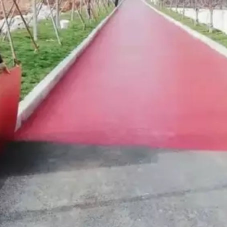 荆州​ 彩色路面喷涂翻新是一种低成本