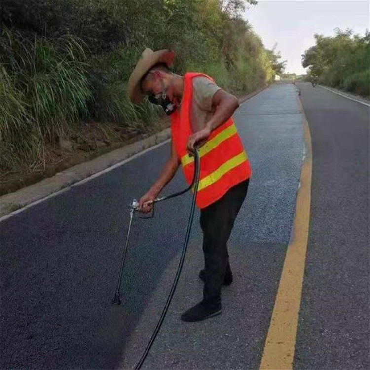 荆州 彩色防滑路面的底涂是保障路面附着力